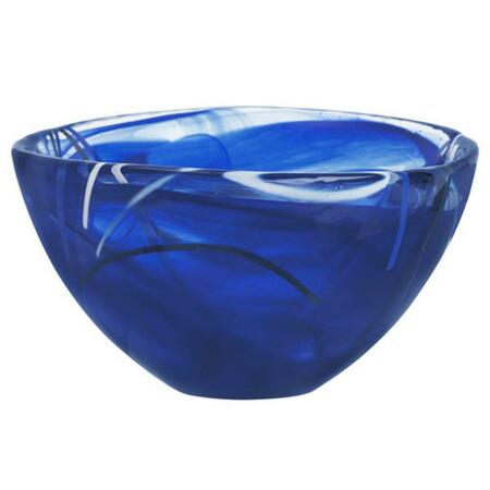 KOSTA BODA 6.25 in. Contrast Bowl - Blue 7050512